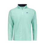 Men Quarter Zip Mock Sweatshirt | Tide Pool