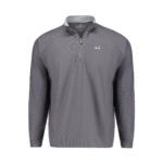 Men Quarter Zip Mock Sweatshirt | Pewter