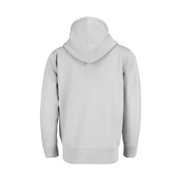 Tymuzi Unisex Hooded Zipper Jacket | Neutral Gray - Image 2