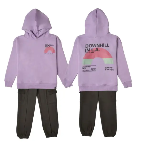 Kids Pullover Hoodied Suit - Image 4