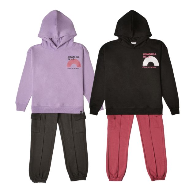 Kids Pullover Hoodied Suit